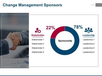 Change management sponsors ppt summary