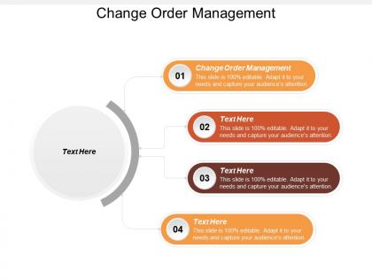 Change order management ppt powerpoint presentation file visuals cpb