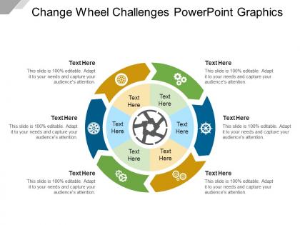 Change wheel challenges powerpoint graphics