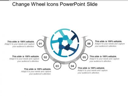 Change wheel icons powerpoint slide