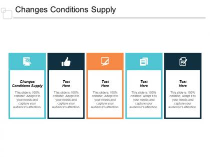 Changes conditions supply ppt powerpoint presentation slides examples cpb