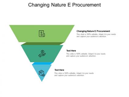 Changing nature e procurement ppt powerpoint presentation portfolio introduction cpb