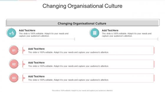 Changing Organisational Culture In Powerpoint And Google Slides Cpb
