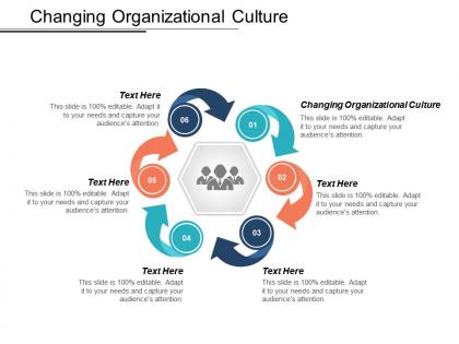 Changing organizational culture ppt powerpoint presentation icon graphics tutorials cpb