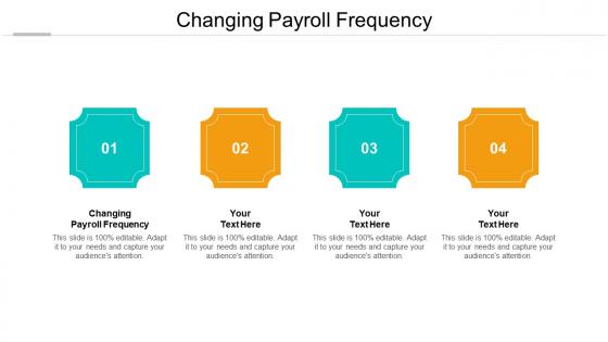 Changing payroll frequency ppt powerpoint presentation infographics shapes cpb