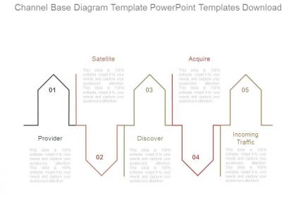 Channel base diagram template powerpoint templates download