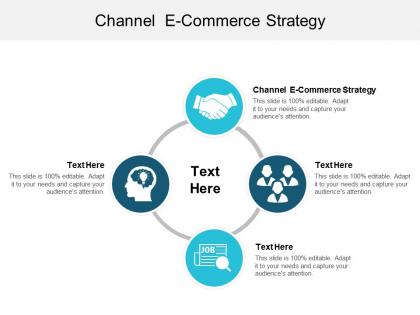Channel e commerce strategy ppt powerpoint presentation file example cpb