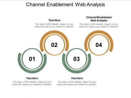 Channel enablement web analysis ppt powerpoint presentation model slides cpb