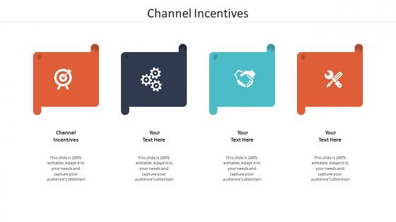 Channel incentives ppt powerpoint presentation infographics infographics cpb