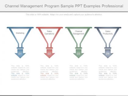 Channel management program sample ppt examples professional