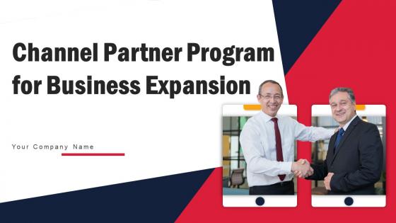 Channel Partner Program For Business Expansion Strategy CD V