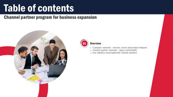 Channel Partner Program For Business Expansion Table Of Contents Strategy SS V