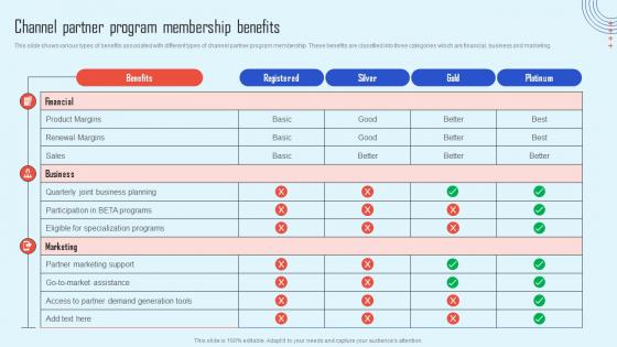 Channel Partner Program Membership Channel Strategy Promote Products Increase Sales Strategy Ss