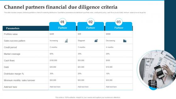 Channel Partners Financial Due Diligence Criteria Distribution Strategies For Increasing Sales