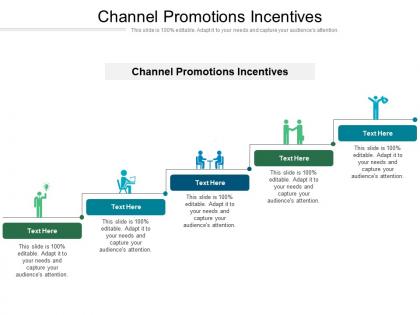 Channel promotions incentives ppt powerpoint presentation ideas slides cpb
