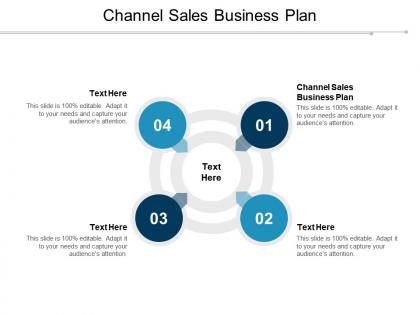 Channel sales business plan ppt powerpoint presentation professional templates cpb