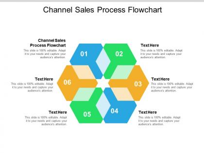 Channel sales process flowchart ppt powerpoint presentation styles brochure cpb