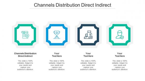Channels distribution direct indirect ppt powerpoint presentation gallery guidelines cpb