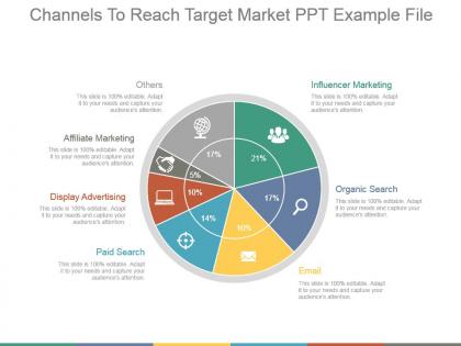 Channels to reach target market ppt example file