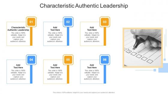 Characteristic Authentic Leadership In Powerpoint And Google Slides Cpb