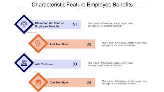 Characteristic Feature Employee Benefits Ppt Powerpoint Presentation Icon Templates Cpb