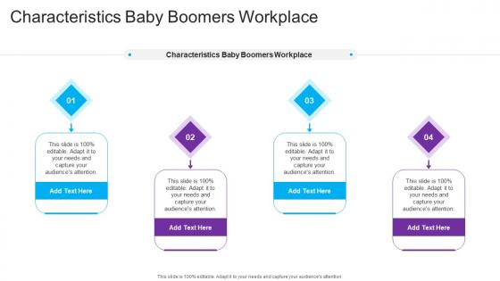 Characteristics Baby Boomers Workplace In Powerpoint And Google Slides Cpb