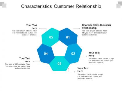 Characteristics customer relationship ppt powerpoint presentation show format ideas cpb