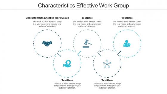 Characteristics effective work group ppt powerpoint presentation gallery graphics cpb