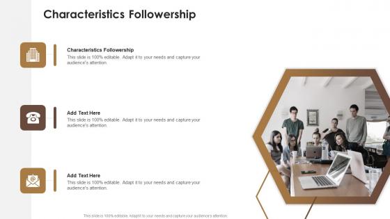 Characteristics Followership In Powerpoint And Google Slides Cpb