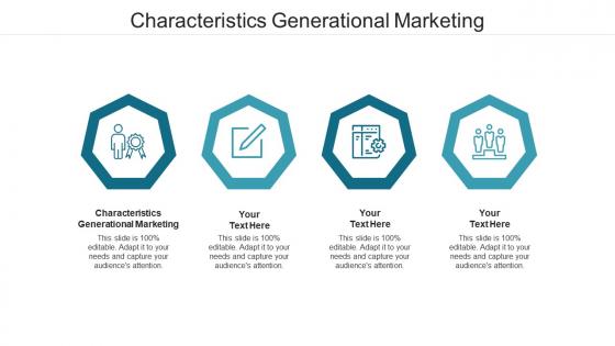 Characteristics generational marketing ppt powerpoint presentation outline display cpb