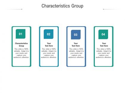 Characteristics group ppt powerpoint presentation icon infographics cpb
