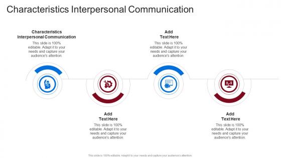 Characteristics Interpersonal Communication In Powerpoint And Google Slides Cpb