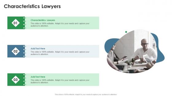 Characteristics Lawyers In Powerpoint And Google Slides Cpb