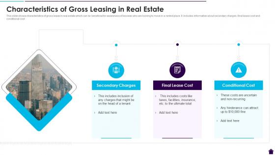 Characteristics Of Gross Leasing In Real Estate