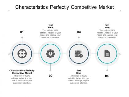 Characteristics perfectly competitive market ppt powerpoint presentation file cpb