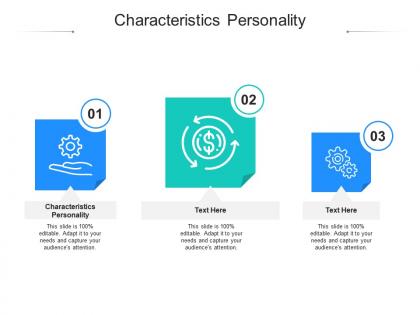 Characteristics personality ppt powerpoint presentation portfolio outline cpb