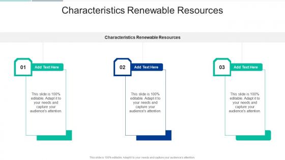Characteristics Renewable Resources In Powerpoint And Google Slides Cpb