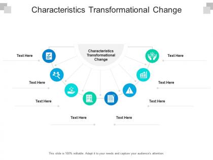 Characteristics transformational change ppt powerpoint presentation styles graphic tips cpb