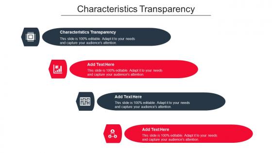Characteristics Transparency Ppt Powerpoint Presentation Model Templates Cpb