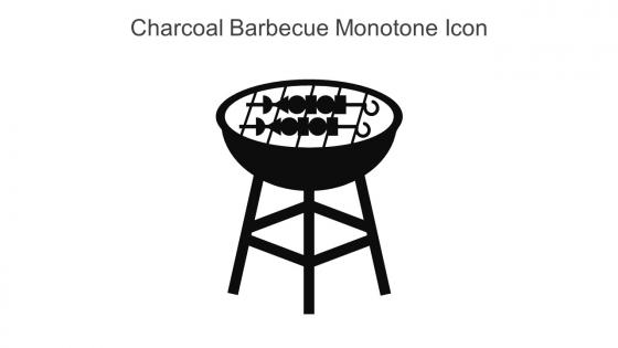 Charcoal Barbecue Monotone Icon In Powerpoint Pptx Png And Editable Eps Format