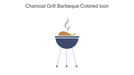 Charcoal Grill Barbeque Colored Icon In Powerpoint Pptx Png And Editable Eps Format