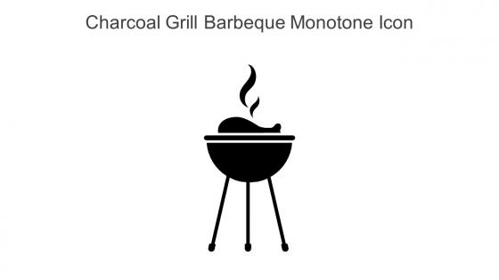 Charcoal Grill Barbeque Monotone Icon In Powerpoint Pptx Png And Editable Eps Format