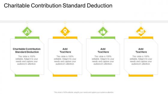 Charitable Contribution Standard Deduction In Powerpoint And Google Slides Cpb