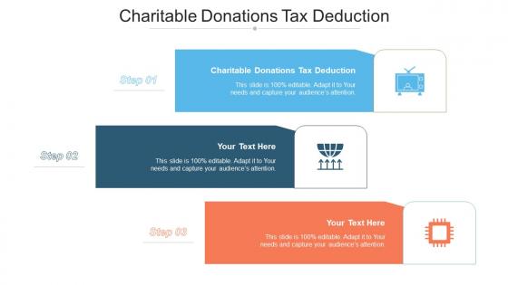 Charitable Donations Tax Deduction Ppt Powerpoint Presentation Pictures Slide Download Cpb