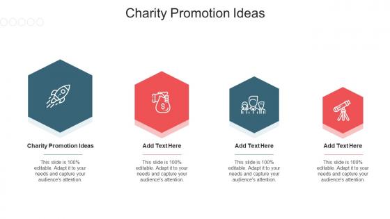 Charity Promotion Ideas Ppt Powerpoint Presentation Outline Introduction Cpb
