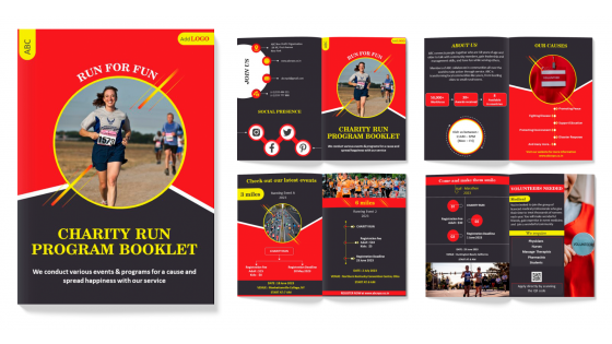 Charity Run Program Booklet Bifold