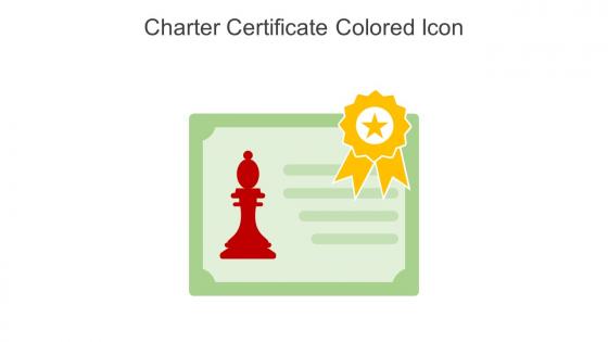 Charter Certificate Colored Icon In Powerpoint Pptx Png And Editable Eps Format