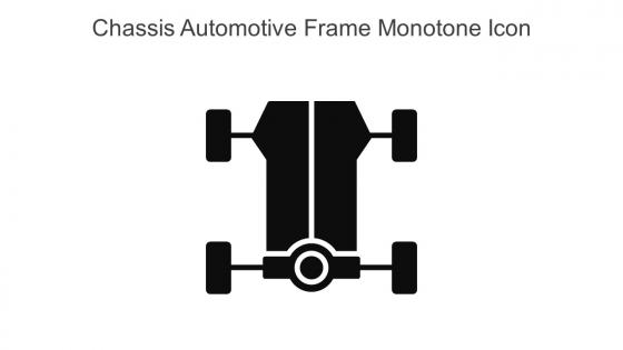 Chassis Automotive Frame Monotone Icon In Powerpoint Pptx Png And Editable Eps Format