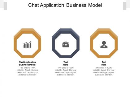 Chat application business model ppt powerpoint presentation gallery inspiration cpb