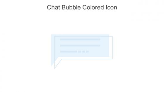 Chat Bubble Colored Icon In Powerpoint Pptx Png And Editable Eps Format